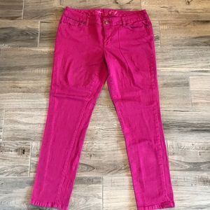 Pink skinny jeans The Limited